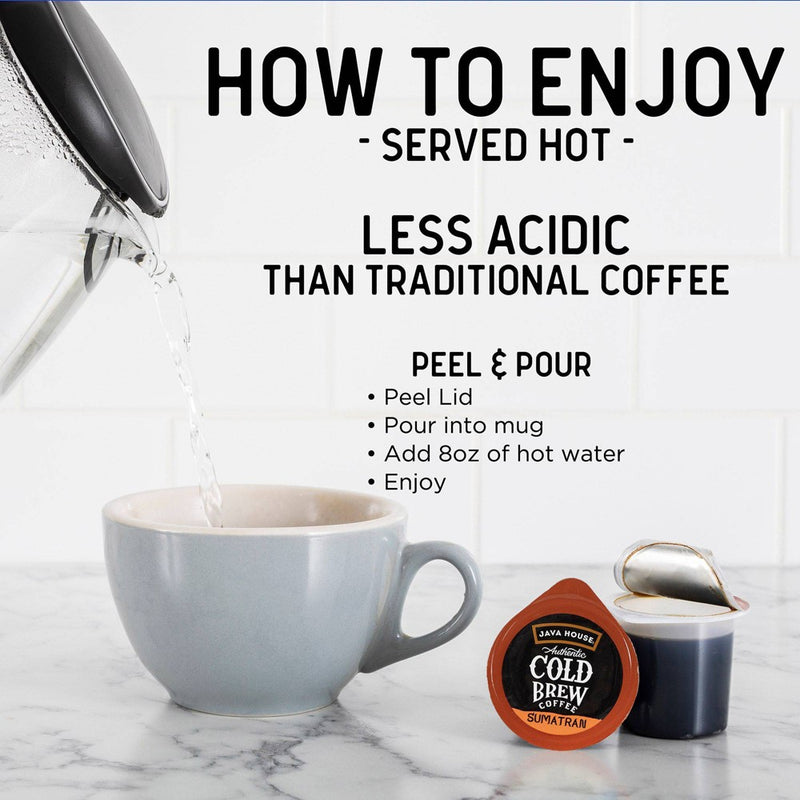 Java House Cold Brew Sumatran Dark Roast Single Serve - 12ct