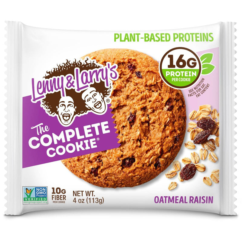 Lenny & Larry's Complete Vegan Cookie - Oatmeal Raisin - 12ct