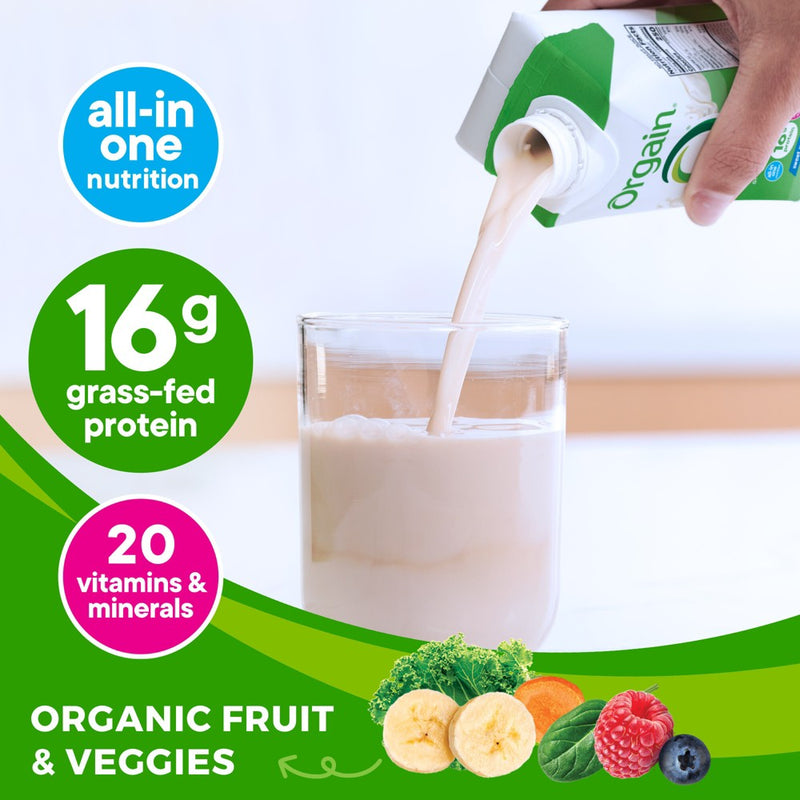 Orgain Nutritional Shake - Vanilla - 11 fl oz/4pk
