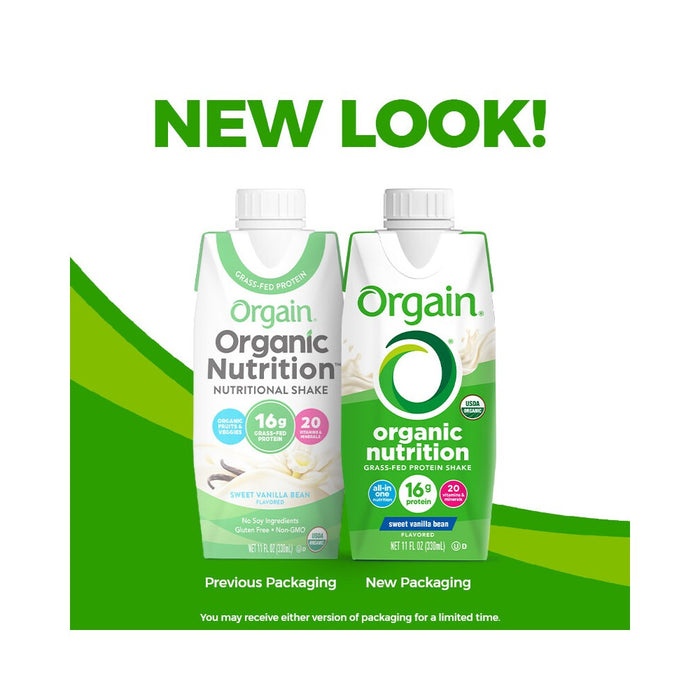 Orgain Nutritional Shake - Vanilla - 11 fl oz/4pk