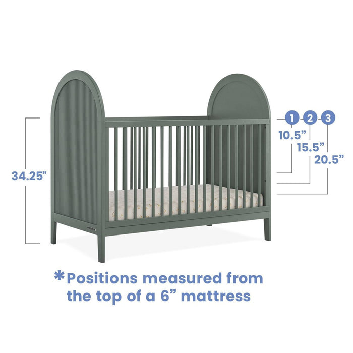 Delta Children Eloise 4-in-1 Convertible Crib - Greenguard Gold Certified - Grassy Glen (LOCAL PICKUP ONLY)