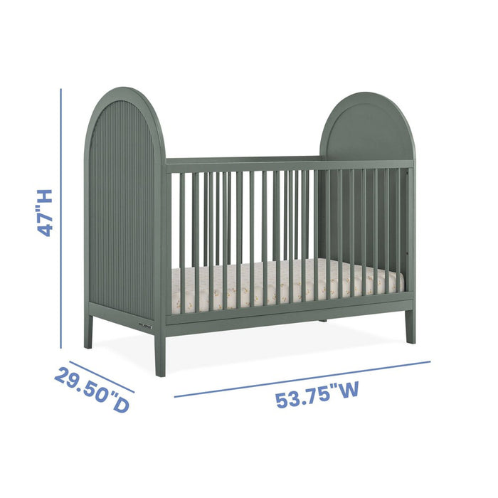 Delta Children Eloise 4-in-1 Convertible Crib - Greenguard Gold Certified - Grassy Glen (LOCAL PICKUP ONLY)