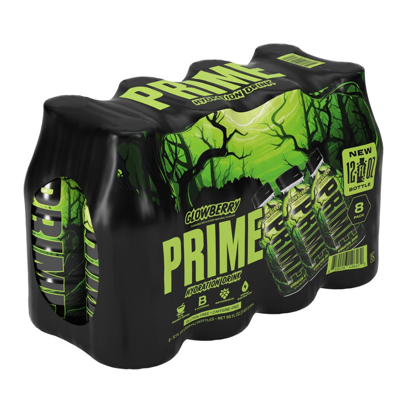 Prime Hydration Glowberry Sports Drink - 8pk/12 fl oz Bottles