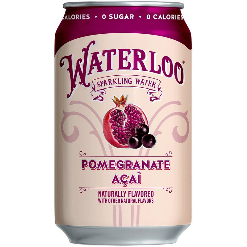 Waterloo Pomegranate Acai Sparkling Water - 8pk/12 fl oz Cans