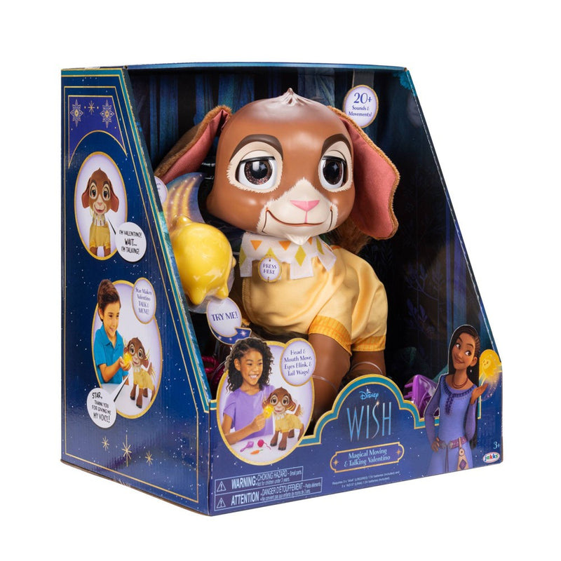 Disney 12'' Wish Magical Moving & Talking Valentino Large Doll