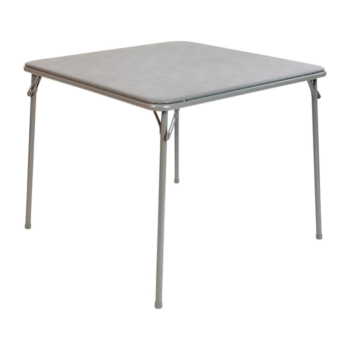 Flash Furniture Gray Folding Card Table - Lightweight Portable Folding Table with Collapsible Legs (LOCAL PICKUP ONLY)