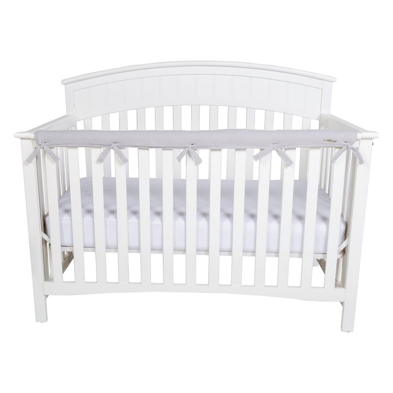 CribWrap Narrow Long Fleece Rail Cover - Gray
