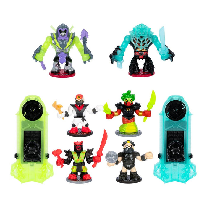 Legends of Akedo Ninja Fury Battle Pack Action Figure Set - 6pk