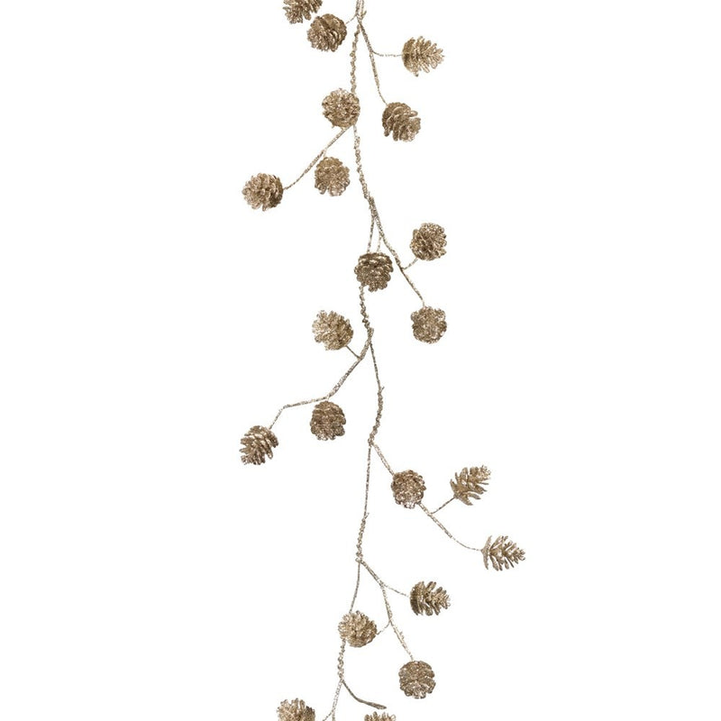 Melrose Frosted Pine Cone Twig Garland EA (LOCAL PICKUP ONLY)