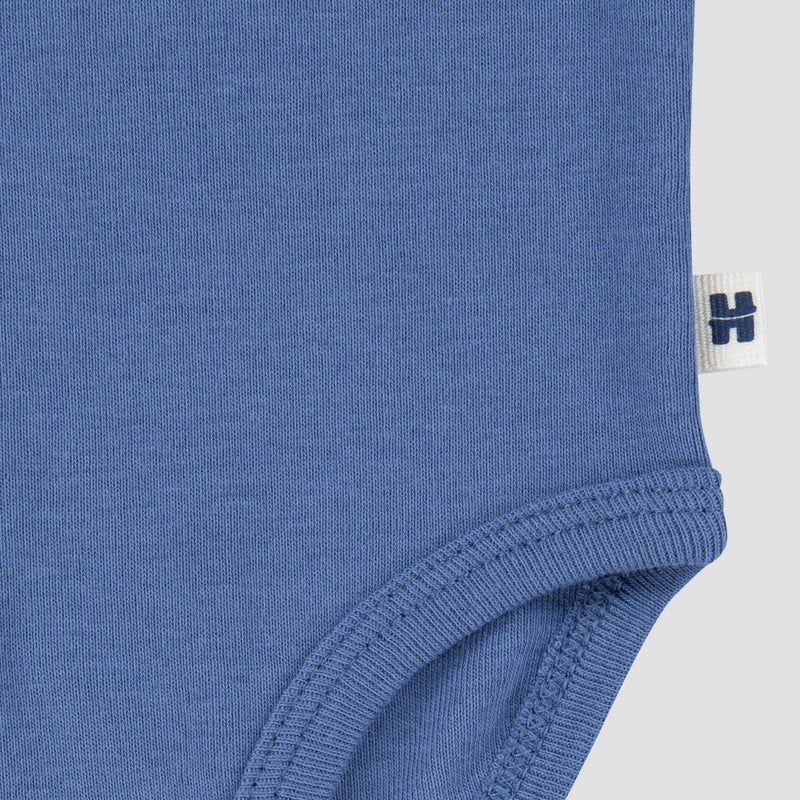 Huggies Baby Boys' 3pk Organic Bodysuit - Blue 12M