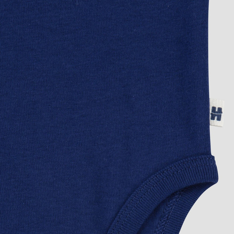 Huggies Baby Boys' 3pk Organic Bodysuit - Blue 12M
