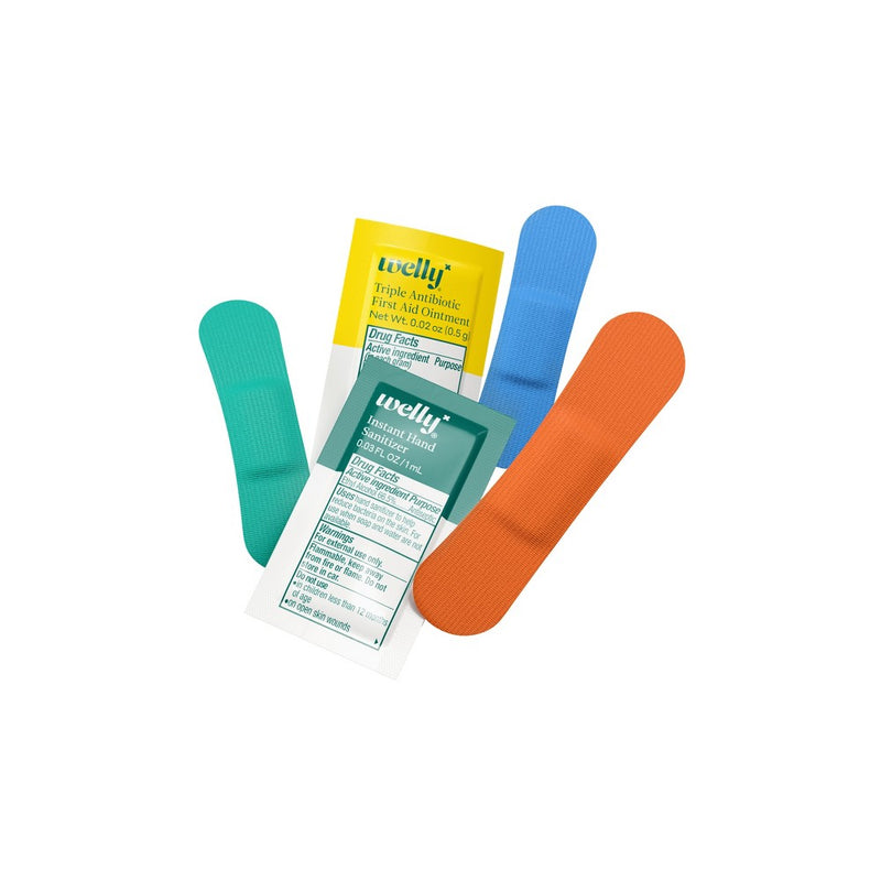 Welly Kid's Quick Fix First Aid Bandage Travel Kit - Multi-Color - 24ct