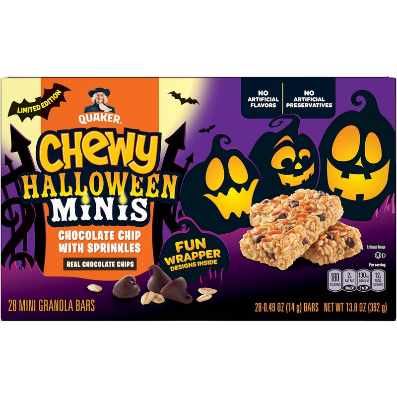 Quaker Halloween Chewy Chocolate Chip Mini's - 28ct