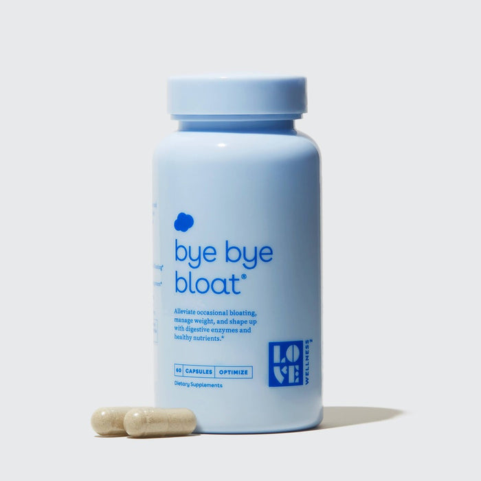 Love Wellness Bye Bye Bloat Dietary Capsules - 60ct
