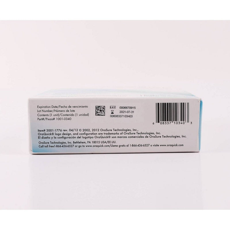 OraQuick In-Home HIV Test Kit - 1ct - EXP: 7/21/2036
