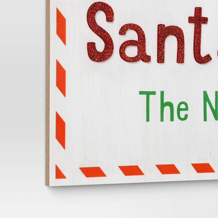 11"x14" Letter to Santa Christmas Wall Decor - Wondershop: Horizontal Sign, Seasonal Holiday Art