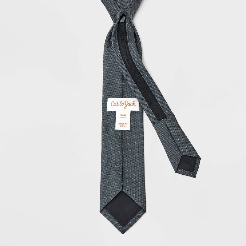 Boys' Woven Zip Necktie - Cat & Jack Gray S/M