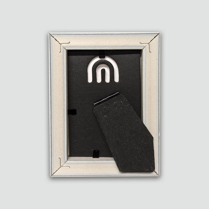 Harbortown 4pk 2"x3" Soft Linear Profile Mini Picture Frames Matte White