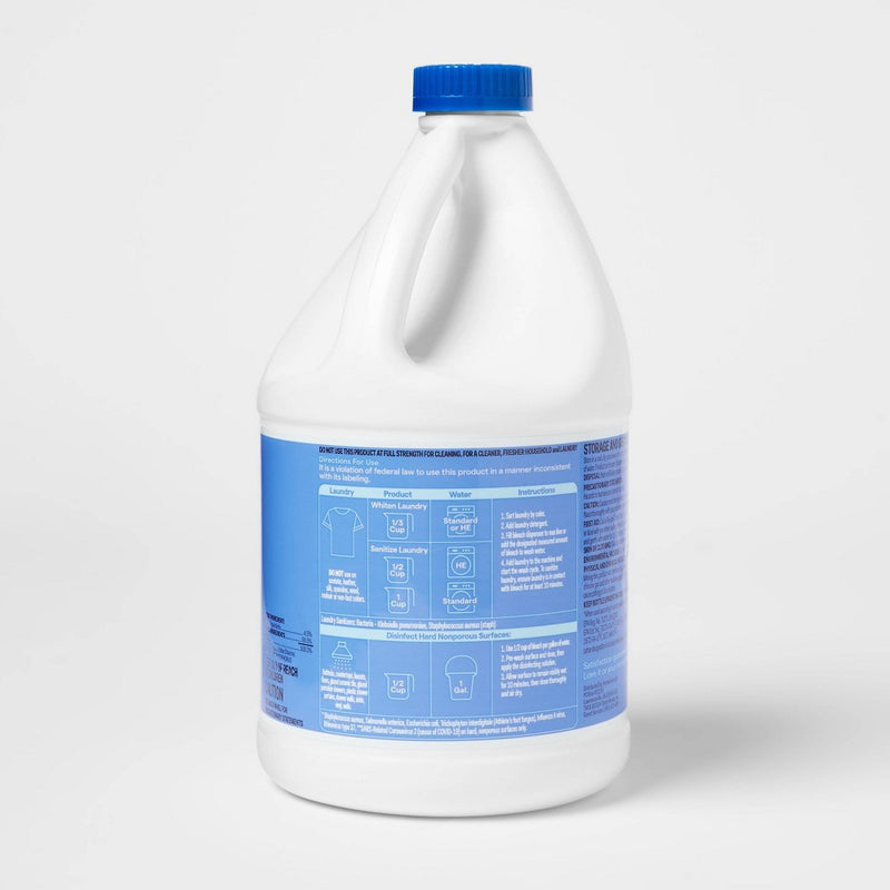 Low Splash Bleach - 81oz - up&up