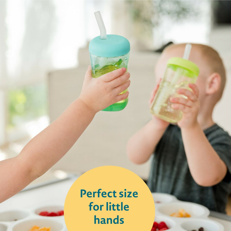 The First Years 7oz Squeeze and Sip Straw Cup - 2pk