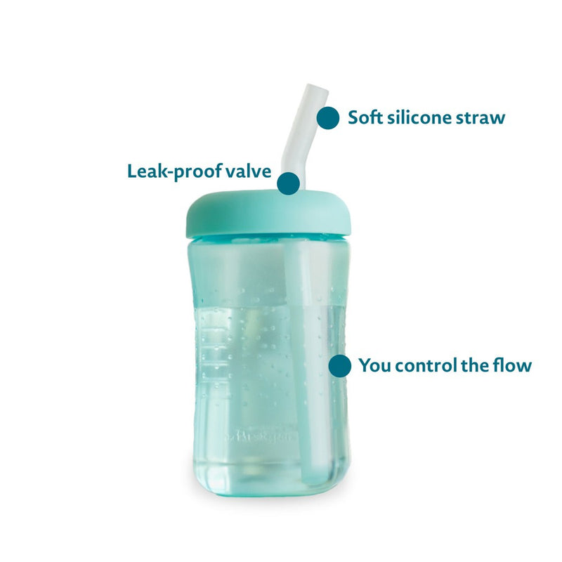 The First Years 7oz Squeeze and Sip Straw Cup - 2pk