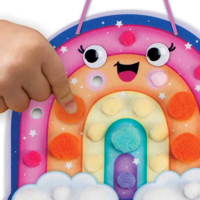 Creativity for Kids Pom Pom Pictures Magical DIY Art Kit: Yarn, Templates, Googly Eyes, Felt, Plastic, Ages 3+
