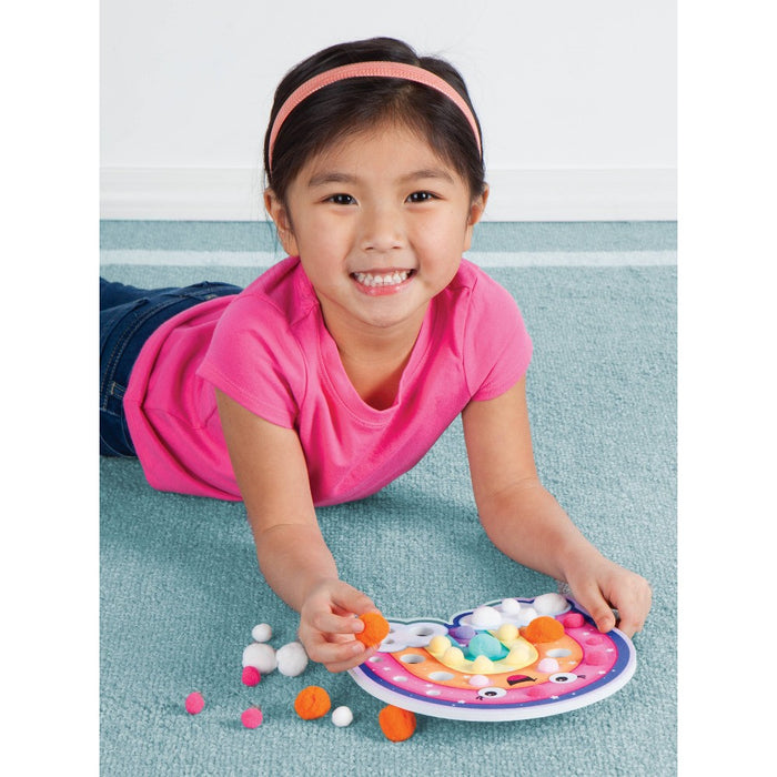 Creativity for Kids Pom Pom Pictures Magical DIY Art Kit: Yarn, Templates, Googly Eyes, Felt, Plastic, Ages 3+