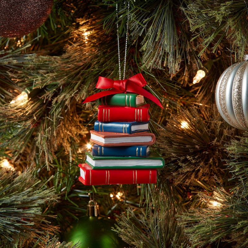Stacked Books Christmas Tree Ornament - Wondershop