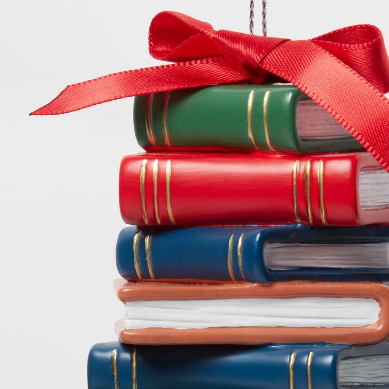 Stacked Books Christmas Tree Ornament - Wondershop