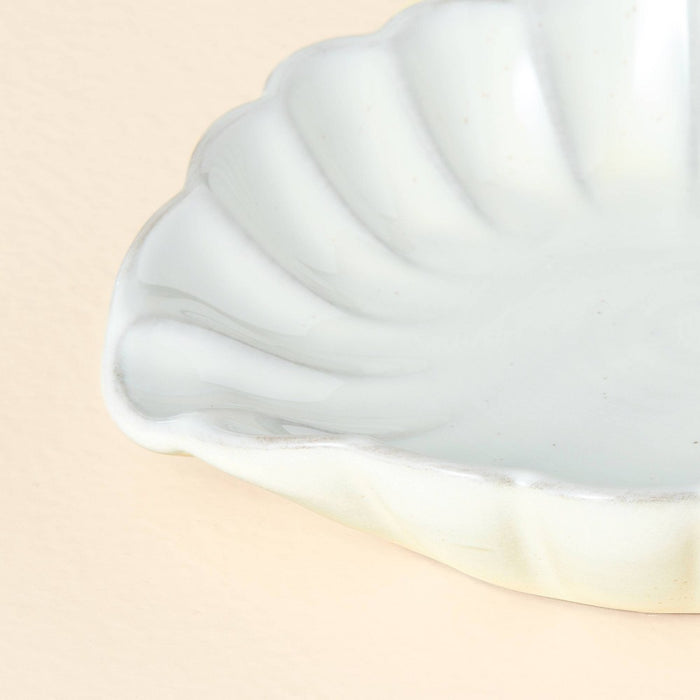 Scalloped Edge Stoneware Spoon Rest Cream - Hearth & Hand with Magnolia
