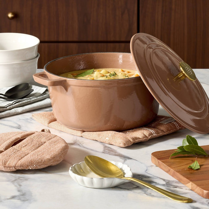 Scalloped Edge Stoneware Spoon Rest Cream - Hearth & Hand with Magnolia