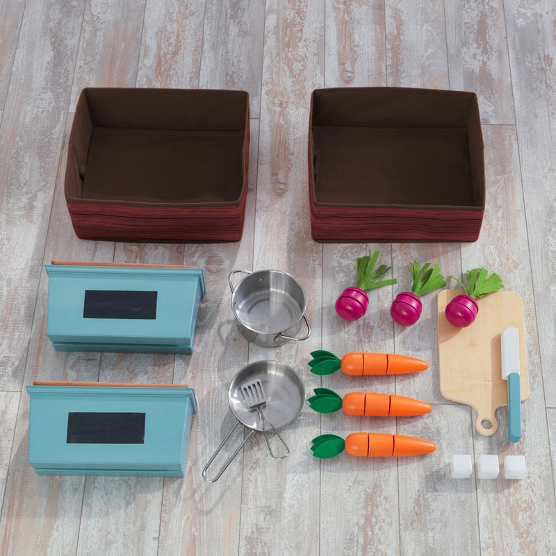 KidKraft Farmhouse Play Kitchen with 18pc Accessory Play Set (LOCAL PICKUP ONLY)
