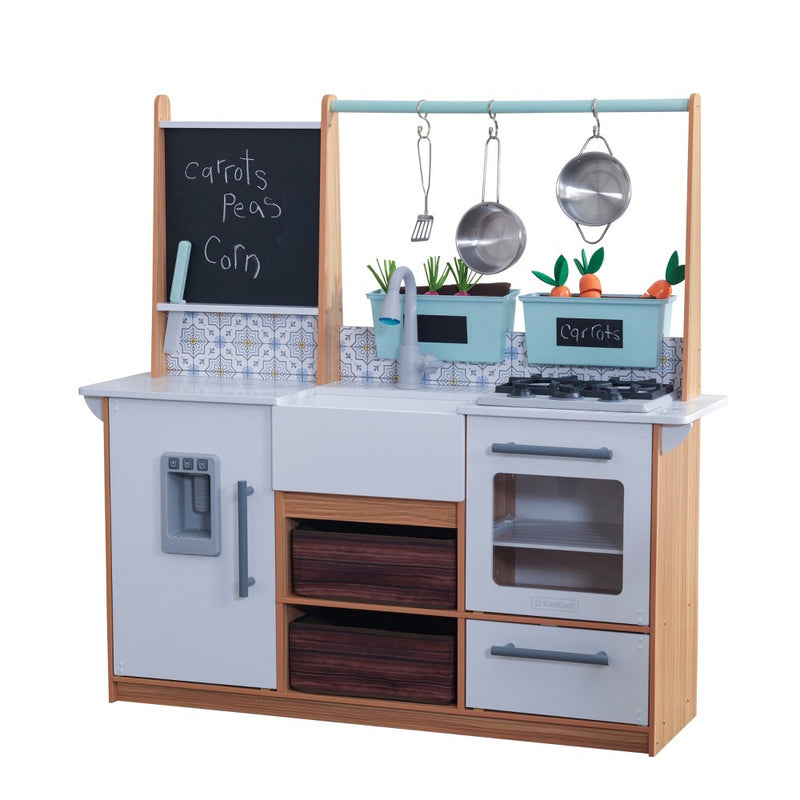 KidKraft Farmhouse Play Kitchen with 18pc Accessory Play Set (LOCAL PICKUP ONLY)