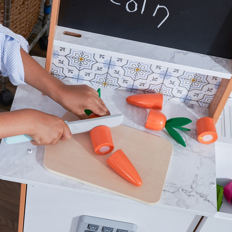 KidKraft Farmhouse Play Kitchen with 18pc Accessory Play Set (LOCAL PICKUP ONLY)