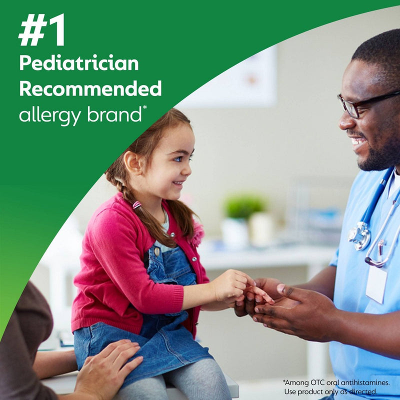 Children's Zyrtec Allergy Relief Cetirizine Dissolving Tablets - Citrus - 24ct