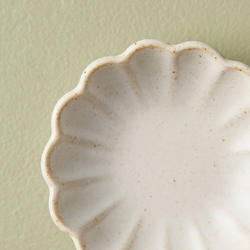 Fluted Ceramic Trinket Dish Vintage Cream - Hearth & Hand with Magnolia