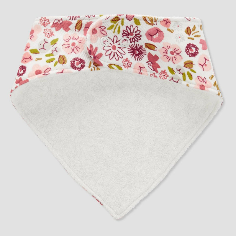 Carter's Just One You Baby Girls' 3pk Floral Bib - Pink