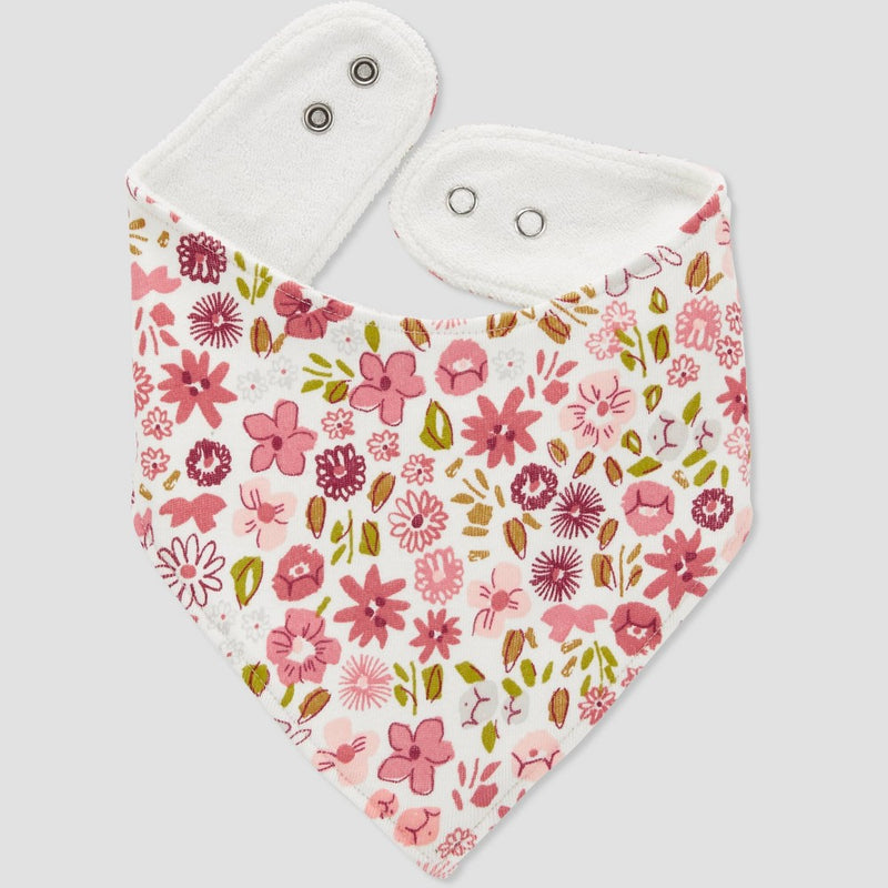 Carter's Just One You Baby Girls' 3pk Floral Bib - Pink