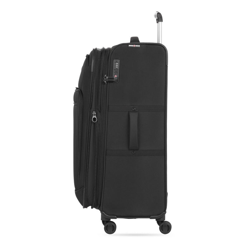 SWISSGEAR Zurich Softside Large Checked Suitcase - Black