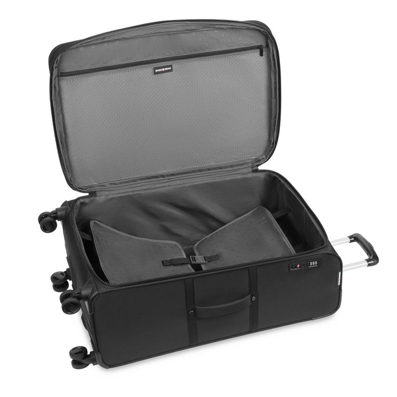 SWISSGEAR Zurich Softside Large Checked Suitcase - Black