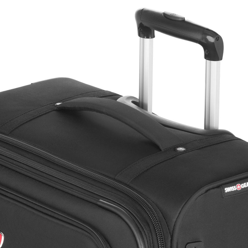 SWISSGEAR Zurich Softside Large Checked Suitcase - Black