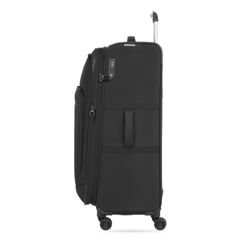 SWISSGEAR Zurich Softside Large Checked Suitcase - Black