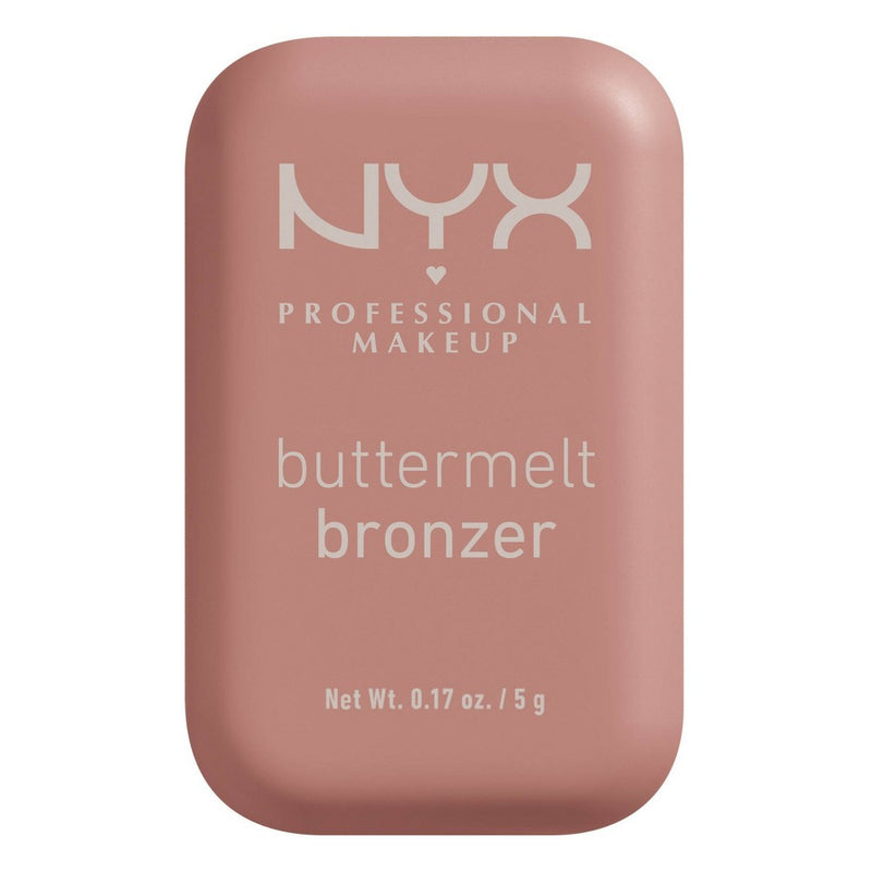 NYX Professional Makeup Buttermelt Bronzer- 01 Butta Cup (Light Neutral) - 0.17oz