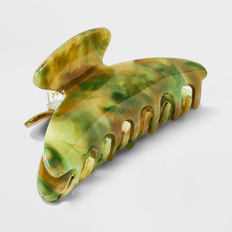 Acrylic Claw Hair Clip - A New Day Green