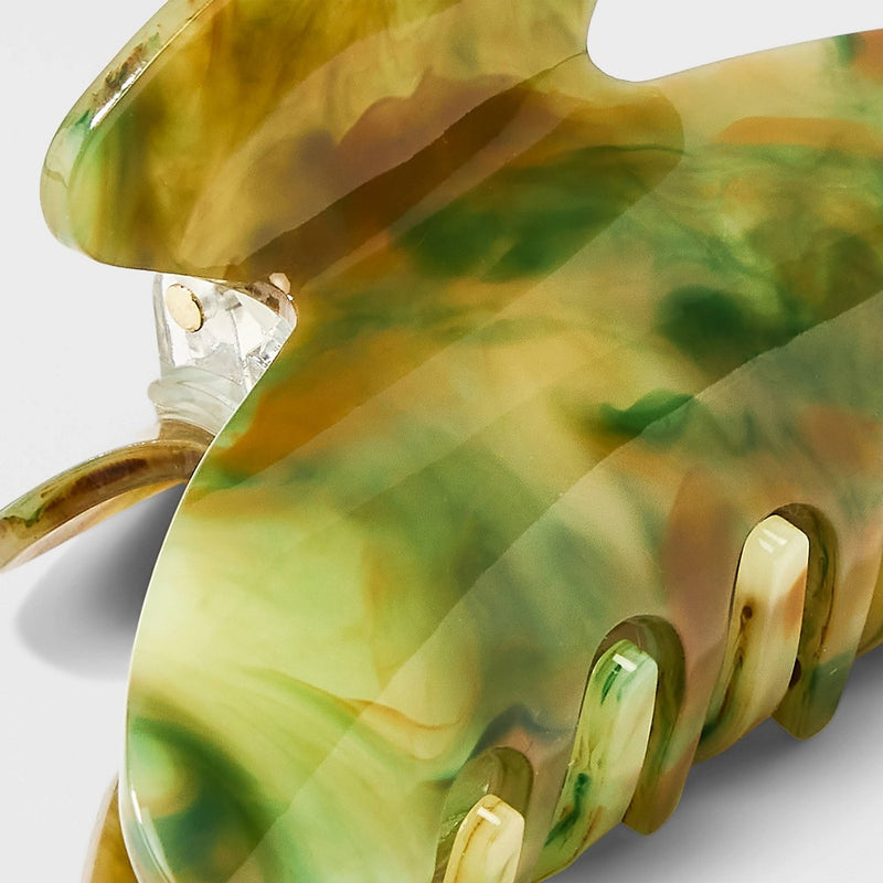 Acrylic Claw Hair Clip - A New Day Green