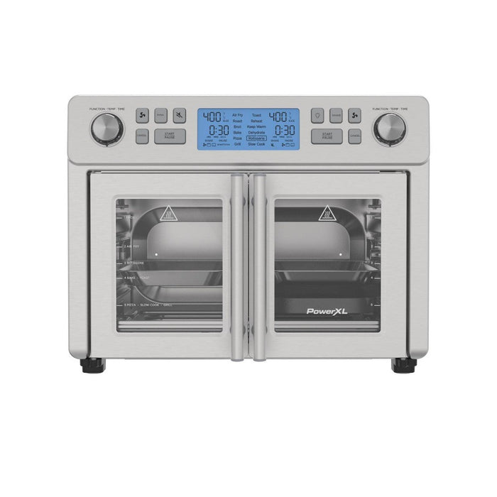PowerXL SmartSynx 1750W Duplex French Door Toaster Oven and Air Fryer: Stainless Steel Countertop, 25L Capacity (LOCAL PICKUP ONLY)