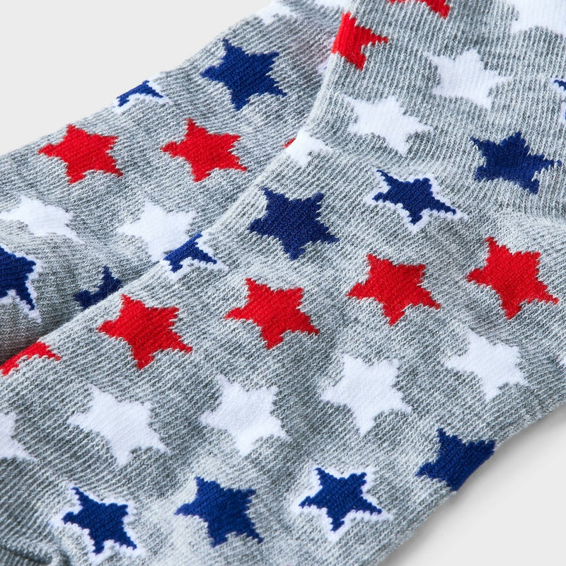 Women's Stars Ankle Socks - Heather Gray 4-10