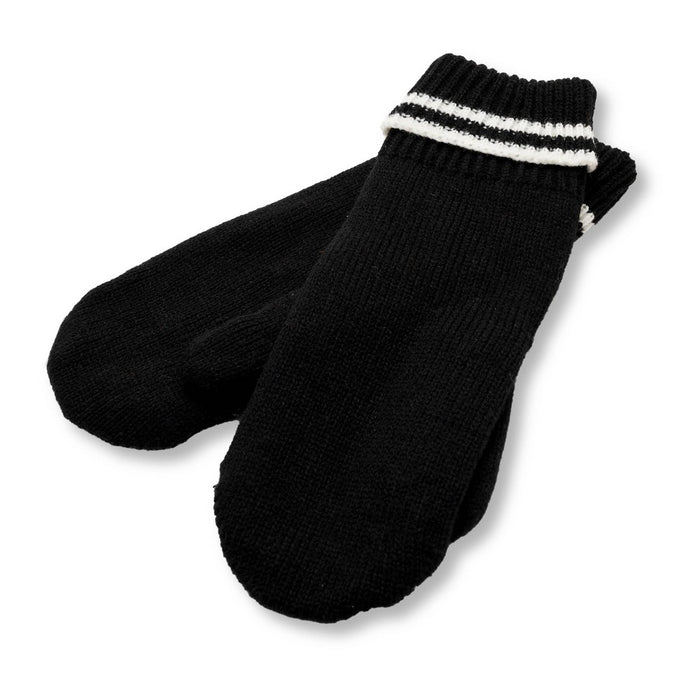 Adult Winter Mittens Black - Bullseye's Playground