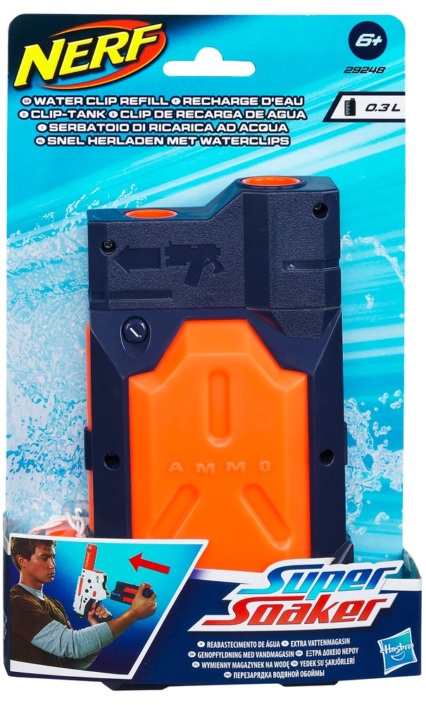 Hasbro 29248983 Nerf - Super Soaker Clip Tank