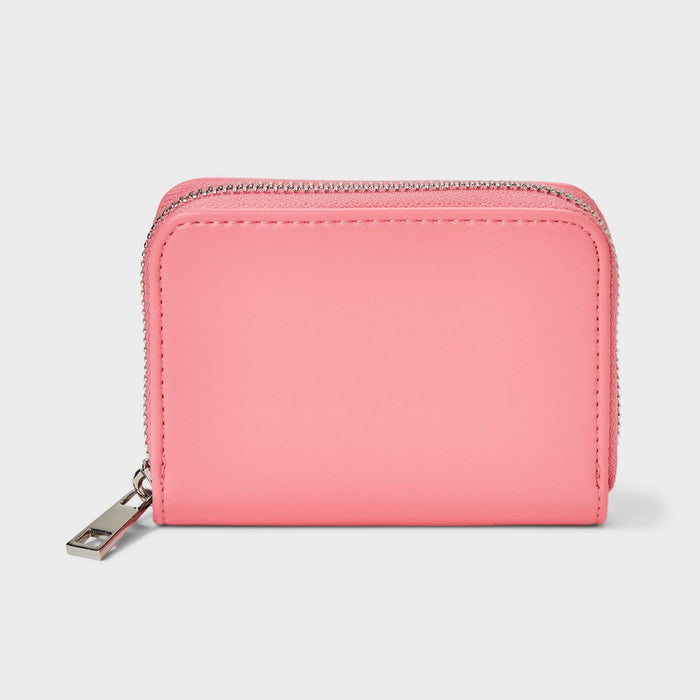 Small Zip Wallet - A New Day Light Pink